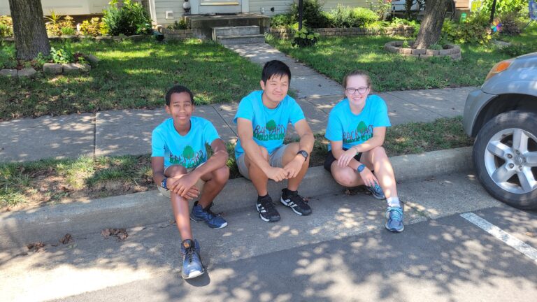 3 teens in BYBC tee shirts
